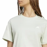 Camiseta de Manga Corta Mujer Adidas Essentials Small Logo Verde