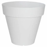 Maceta Riviera Blanco Plástico Cuadrada Ø 50 cm