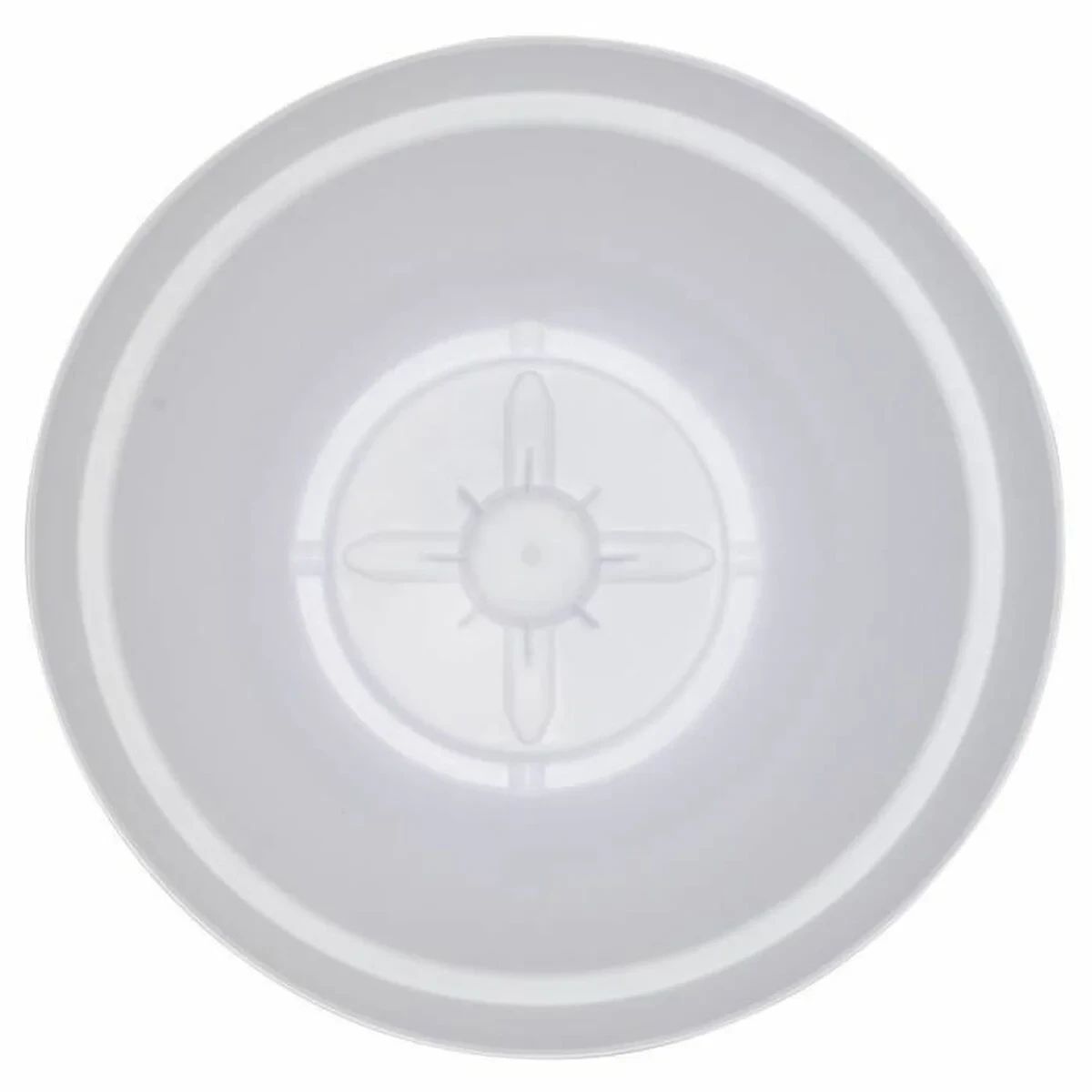 Maceta Riviera Blanco Plástico Cuadrada Ø 50 cm