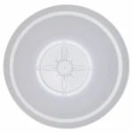 Maceta Riviera Blanco Plástico Cuadrada Ø 50 cm