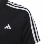 Camiseta de Manga Corta Niño Adidas Essentials 3S Negro