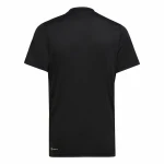 Camiseta de Manga Corta Niño Adidas Essentials 3S Negro