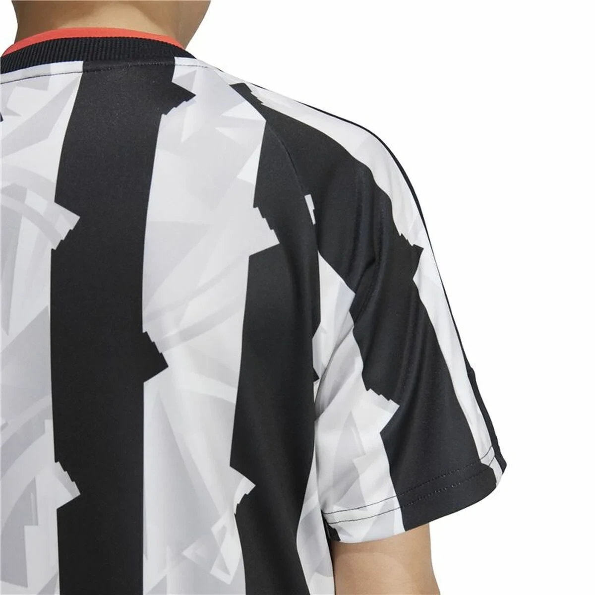 Camiseta de Manga Corta Niño Adidas Tiro Blanco Negro