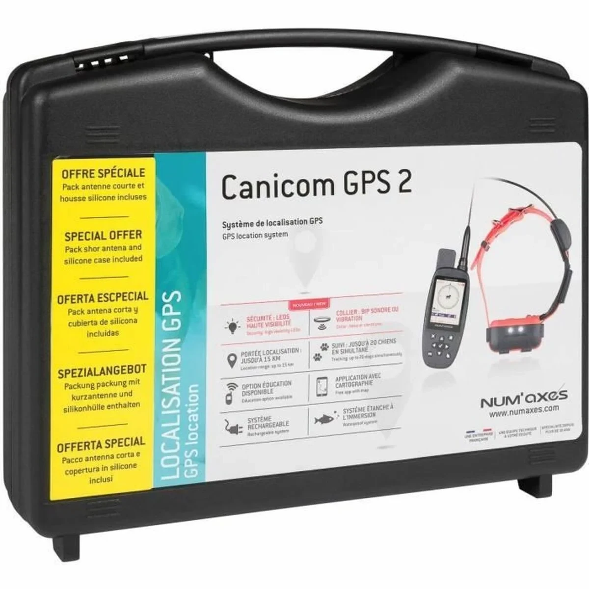 Localizador Antipérdida Num'Axes Negro