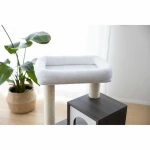 Rascador para Gatos Kerbl Gris Blanco/Negro Sisal