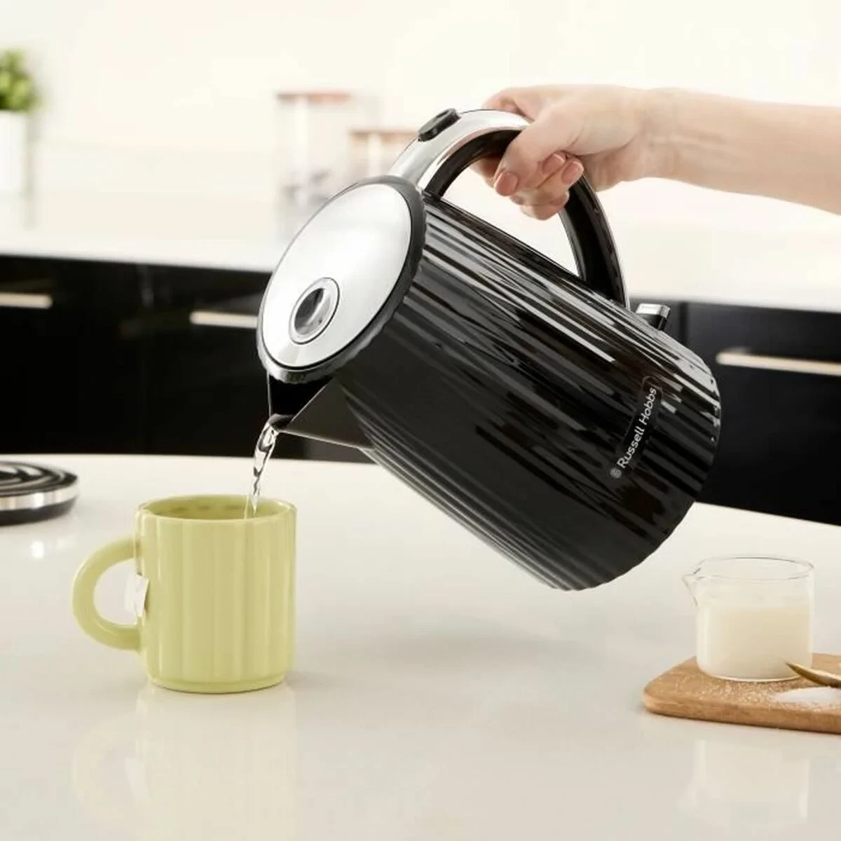 Hervidor Russell Hobbs Negro Acero Inoxidable Plástico 2400 W 1,7 L