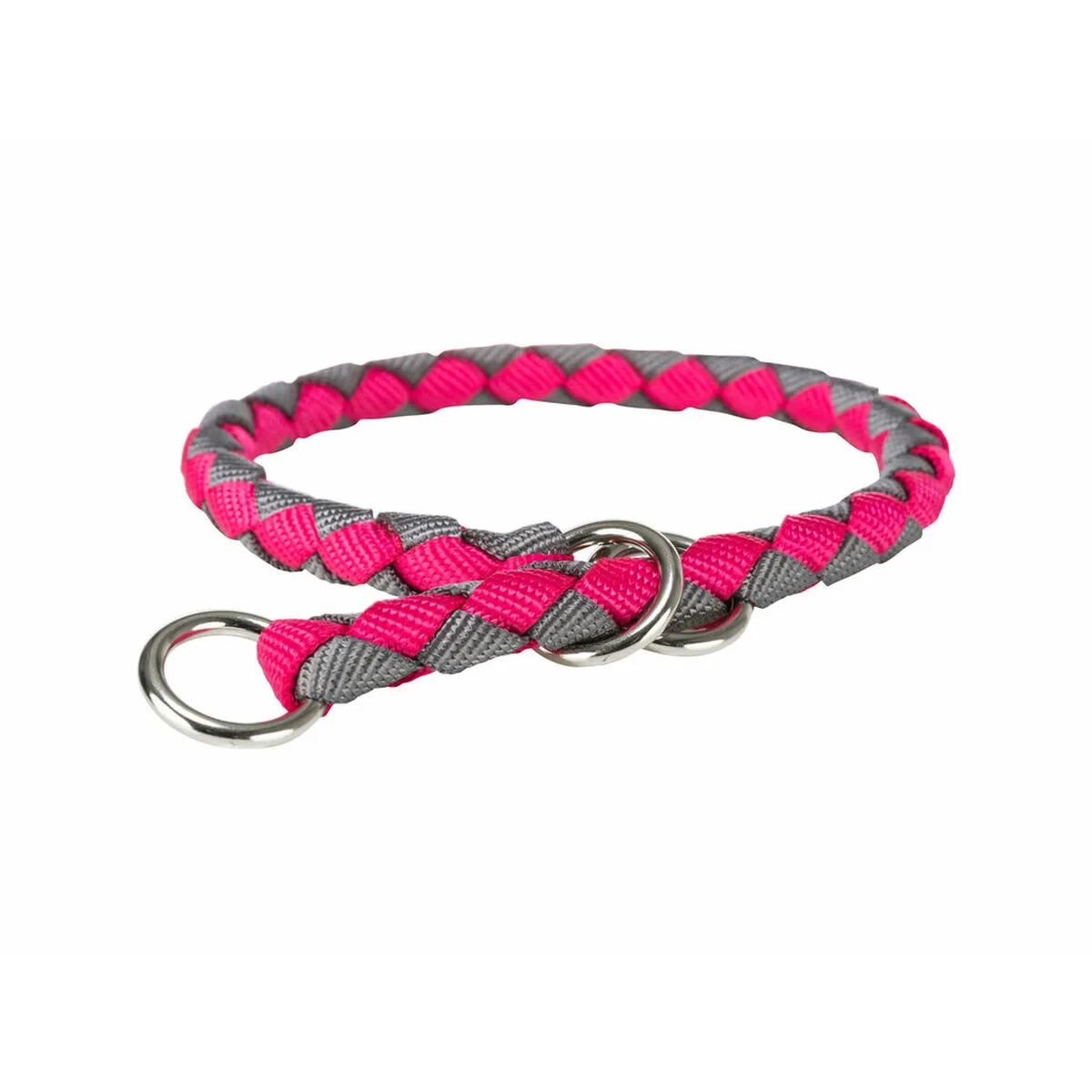 Collar de entrenamiento Trixie Cavo Grafito Fucsia 25-31 cm