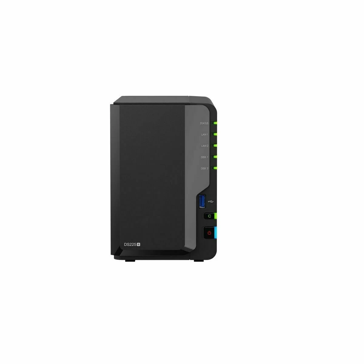 Almacenamiento en Red NAS Synology DS225+ Negro Intel Celeron Intel Celeron J4125