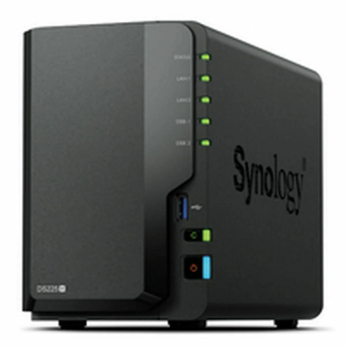 Almacenamiento en Red NAS Synology DS225+ Negro Intel Celeron Intel Celeron J4125