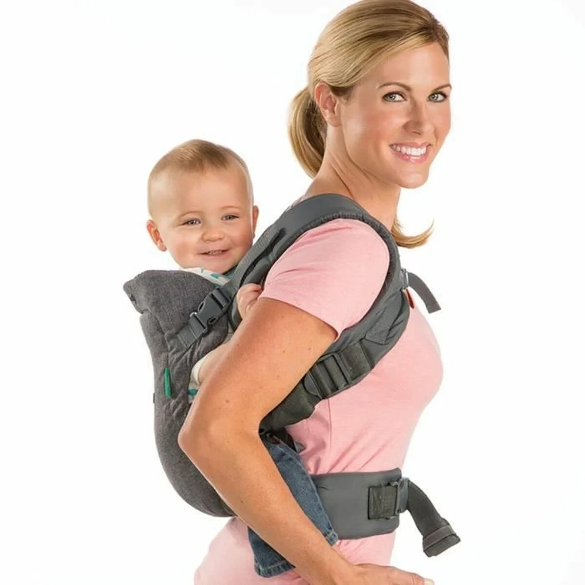 Mochila Portabebé Infantino Gris + 0 Meses 14,5 kg
