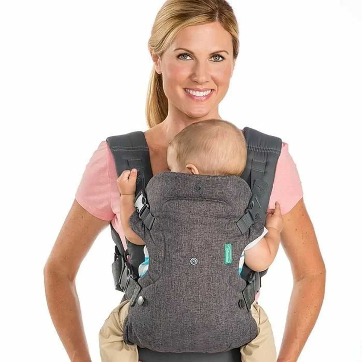 Mochila Portabebé Infantino Gris + 0 Meses 14,5 kg