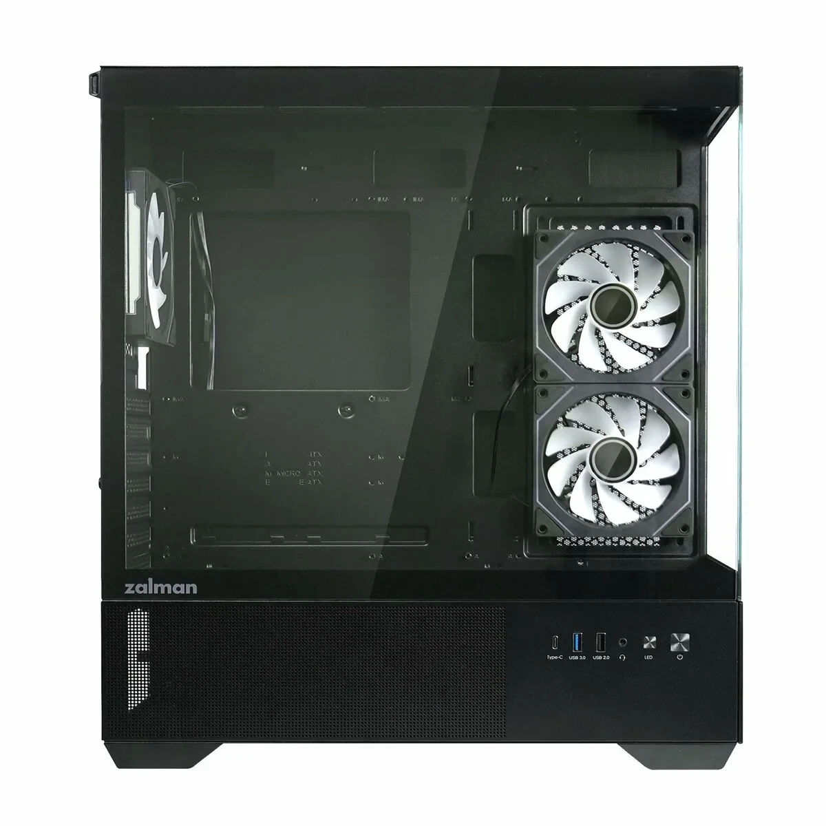 Caja Semitorre ATX Zalman CHRONIX Negro