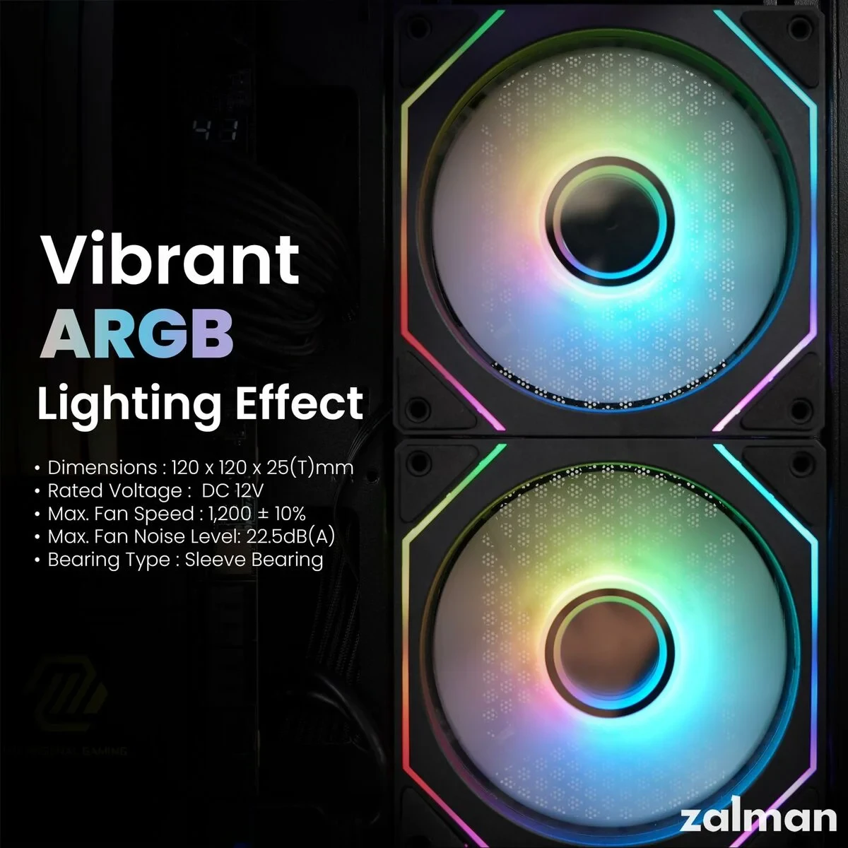 Caja Semitorre ATX Zalman CHRONIX Negro