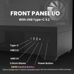 Caja Semitorre ATX Zalman CHRONIX Negro