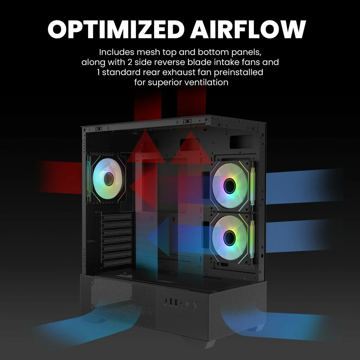 Caja Semitorre ATX Zalman CHRONIX Negro