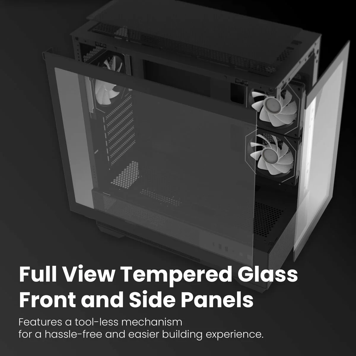 Caja Semitorre ATX Zalman CHRONIX Negro