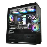 Caja Semitorre ATX Zalman CHRONIX Negro