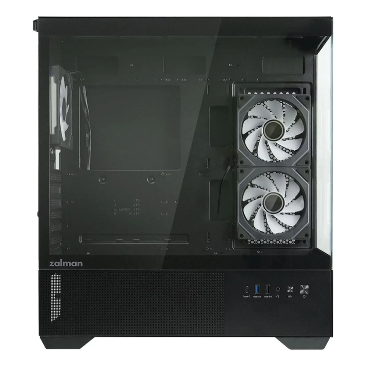 Caja Semitorre ATX Zalman CHRONIX Negro