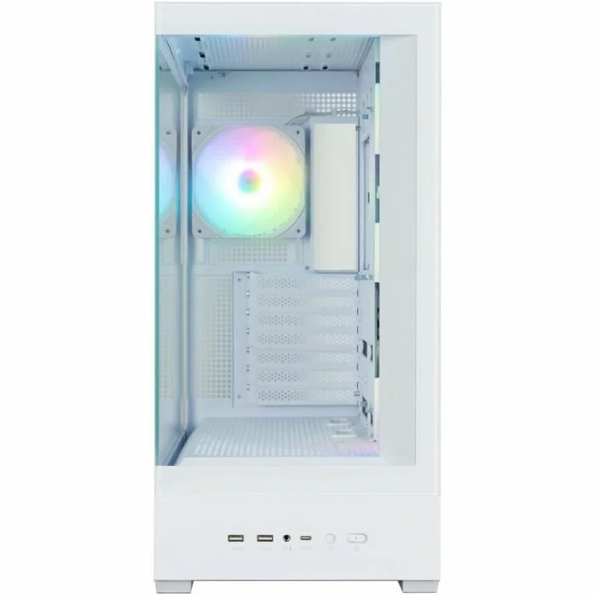 Caja Semitorre ATX Zalman P40 DS Blanco