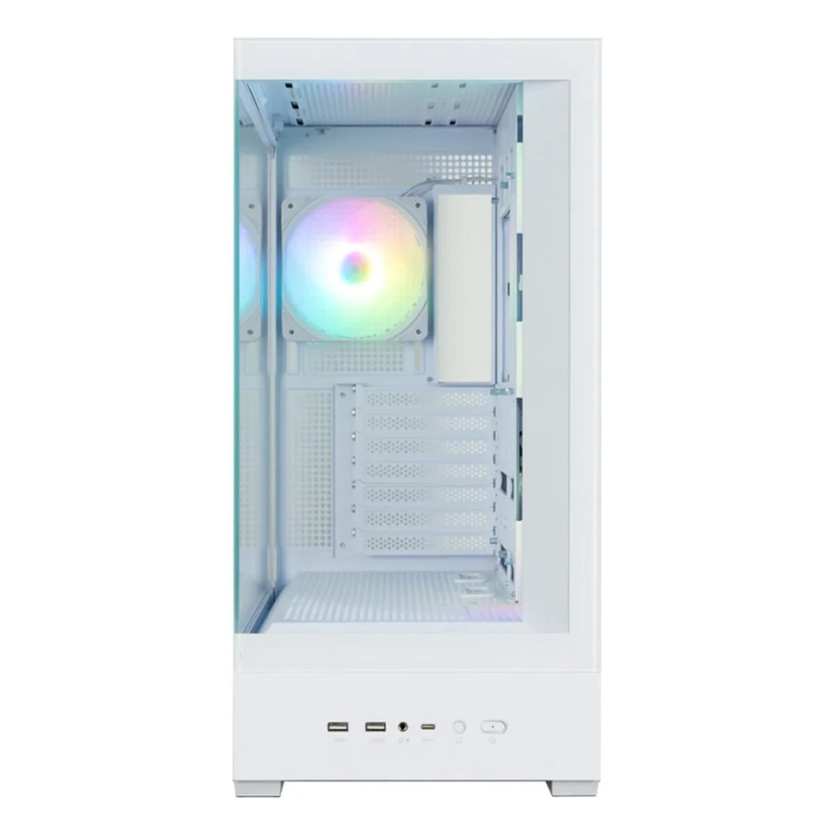 Caja Semitorre ATX Zalman P40 DS Blanco