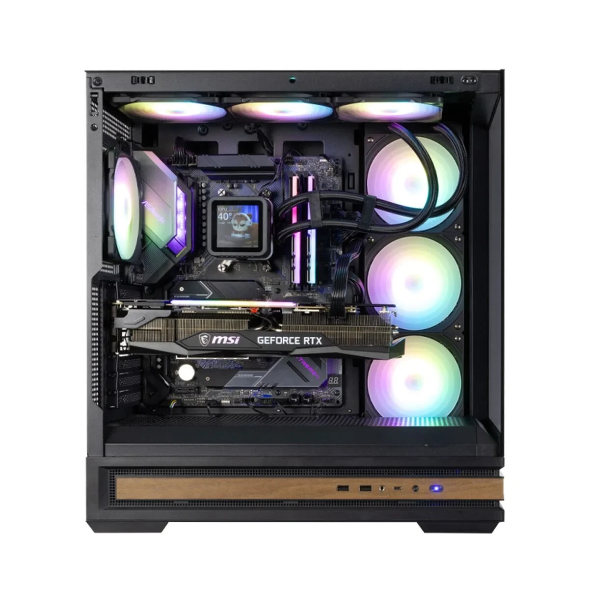 Caja Semitorre ATX Zalman P40 NAMU Negro