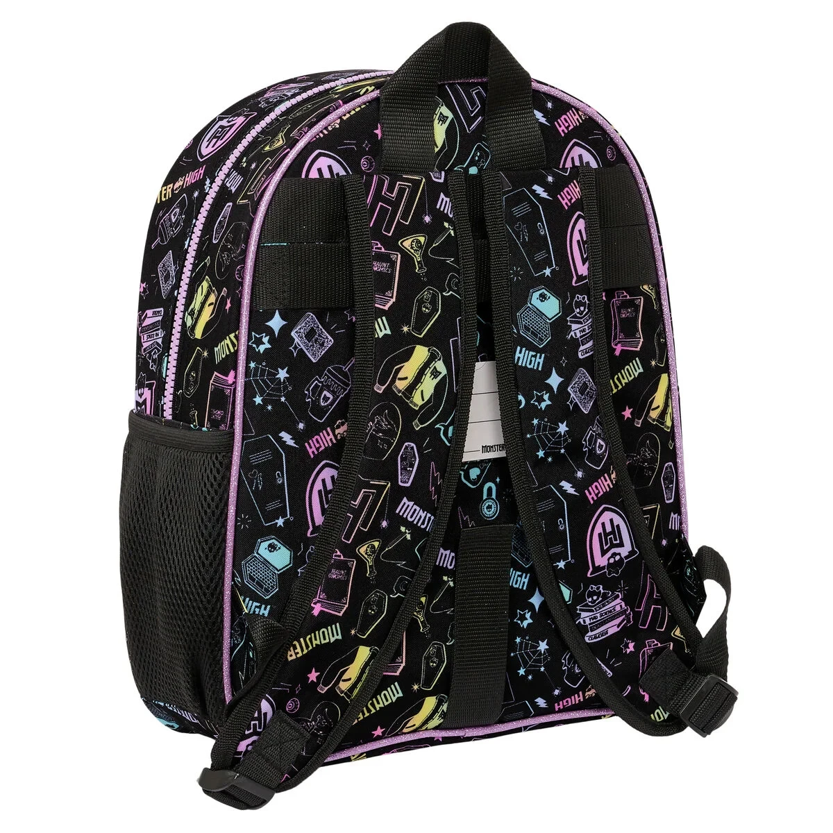Mochila Infantil Monster High Negro 28 x 34 x 10 cm