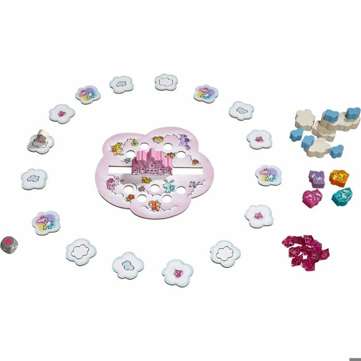 Juego de Mesa HABA Unicorn Glitterluck Cloud Stacking