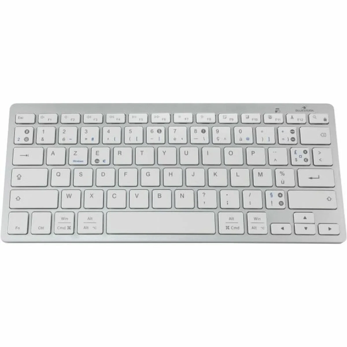 Teclado Bluetooth Bluestork KB-MINI-PC-MAC/FR Azerty Francés Blanco