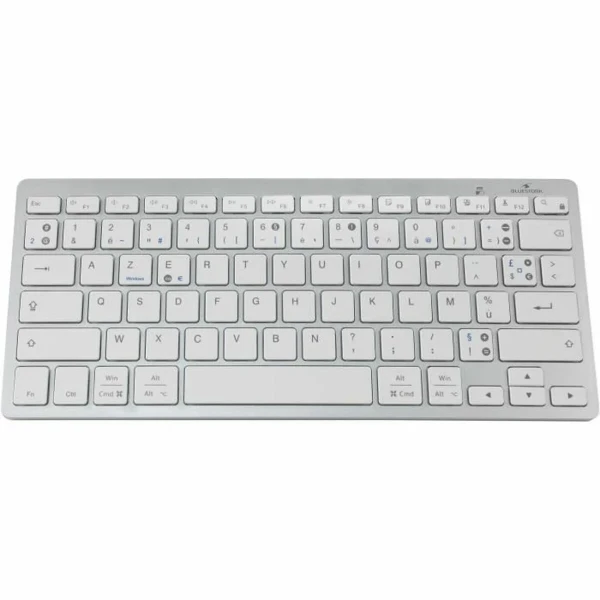 Teclado Bluetooth Bluestork KB-MINI-PC-MAC/FR Azerty Francés Blanco