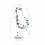 Soporte para móviles TooQ TQTDS0812