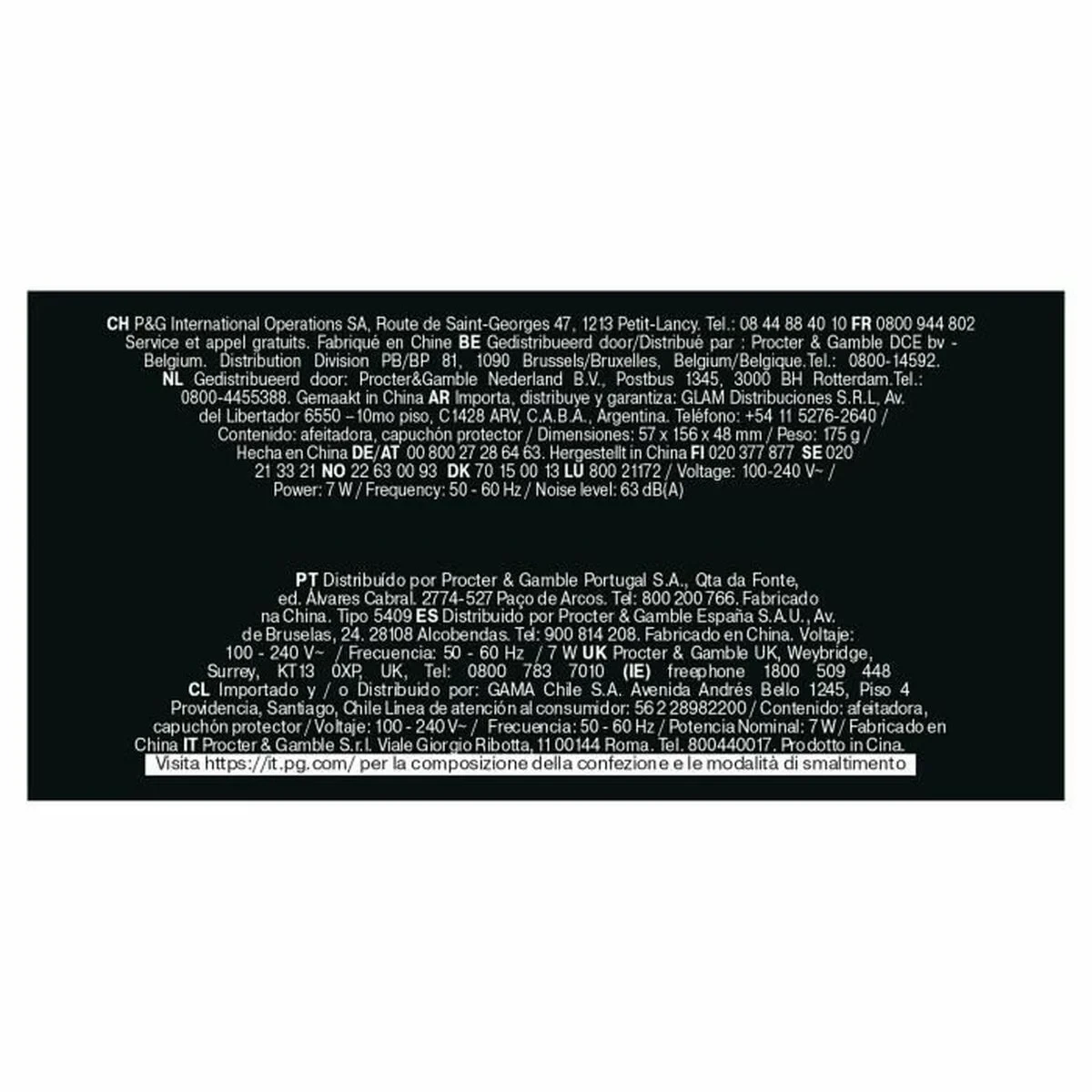 Afeitadora eléctrica Braun Series 3