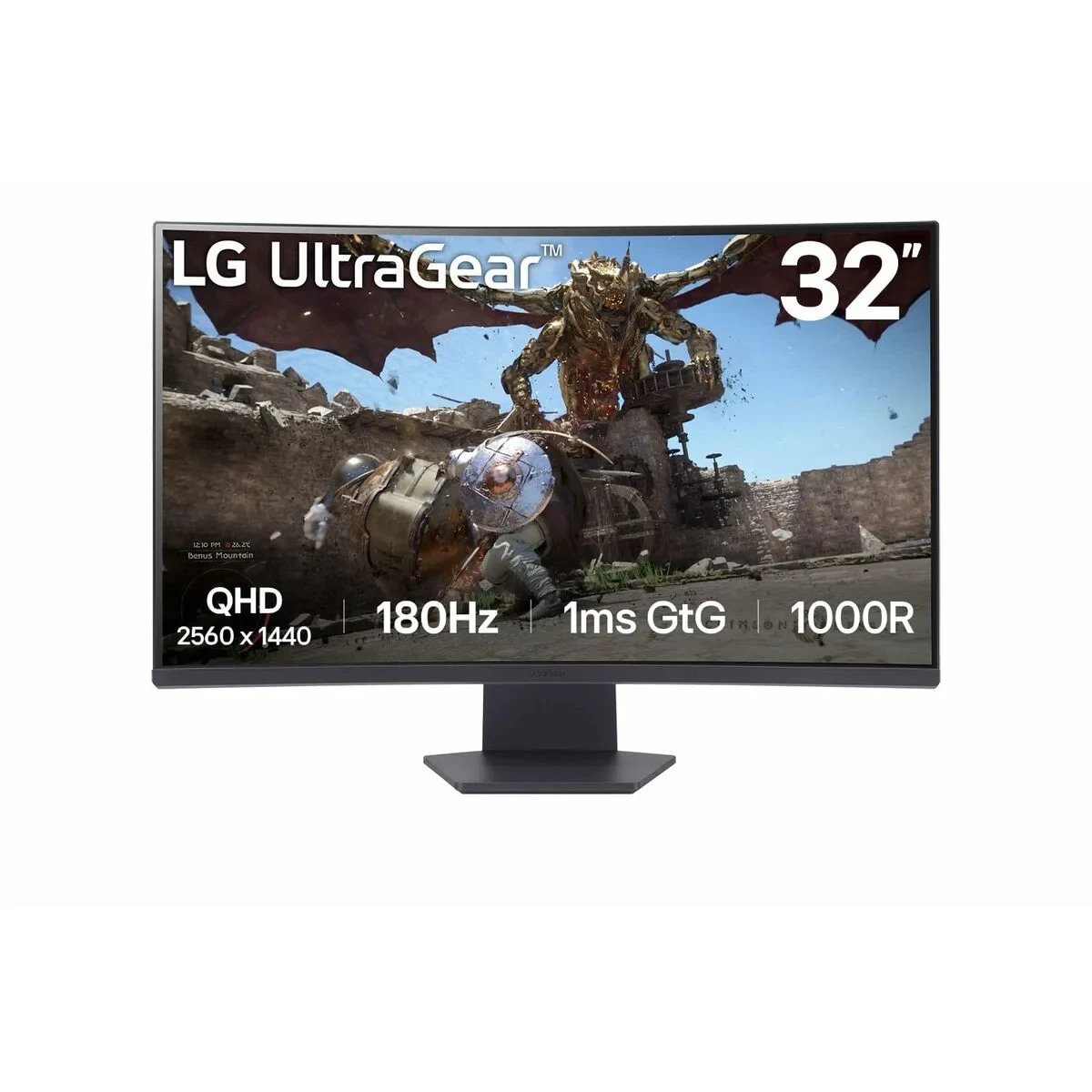 Monitor Gaming LG 32GS60QC-B Quad HD 32"