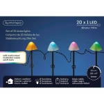 Luz decorativa para plantas Lumineo 491763 Multicolor Mini Seta (20 Unidades)