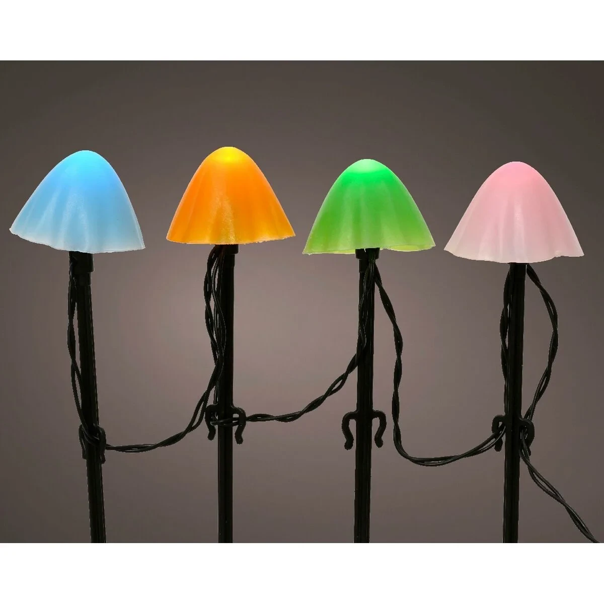 Luz decorativa para plantas Lumineo 491763 Multicolor Mini Seta (20 Unidades)