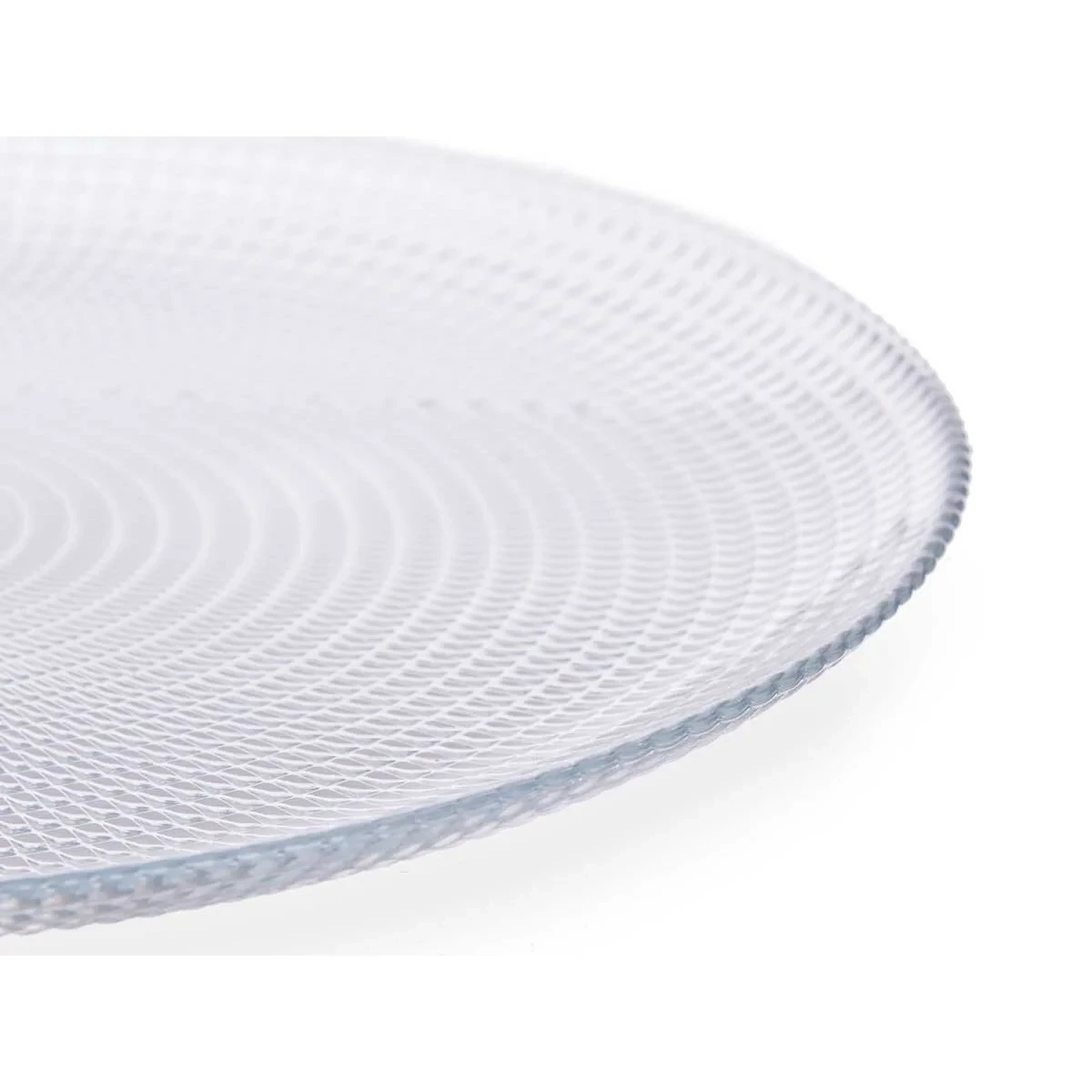 Set de Platos Pasabahce Generation Transparente Vidrio Ø 27 cm 27,5 x 5 x 28,5 cm (4 Unidades)