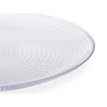 Set de Platos Pasabahce Generation Transparente Vidrio Ø 27 cm 27,5 x 5 x 28,5 cm (4 Unidades)