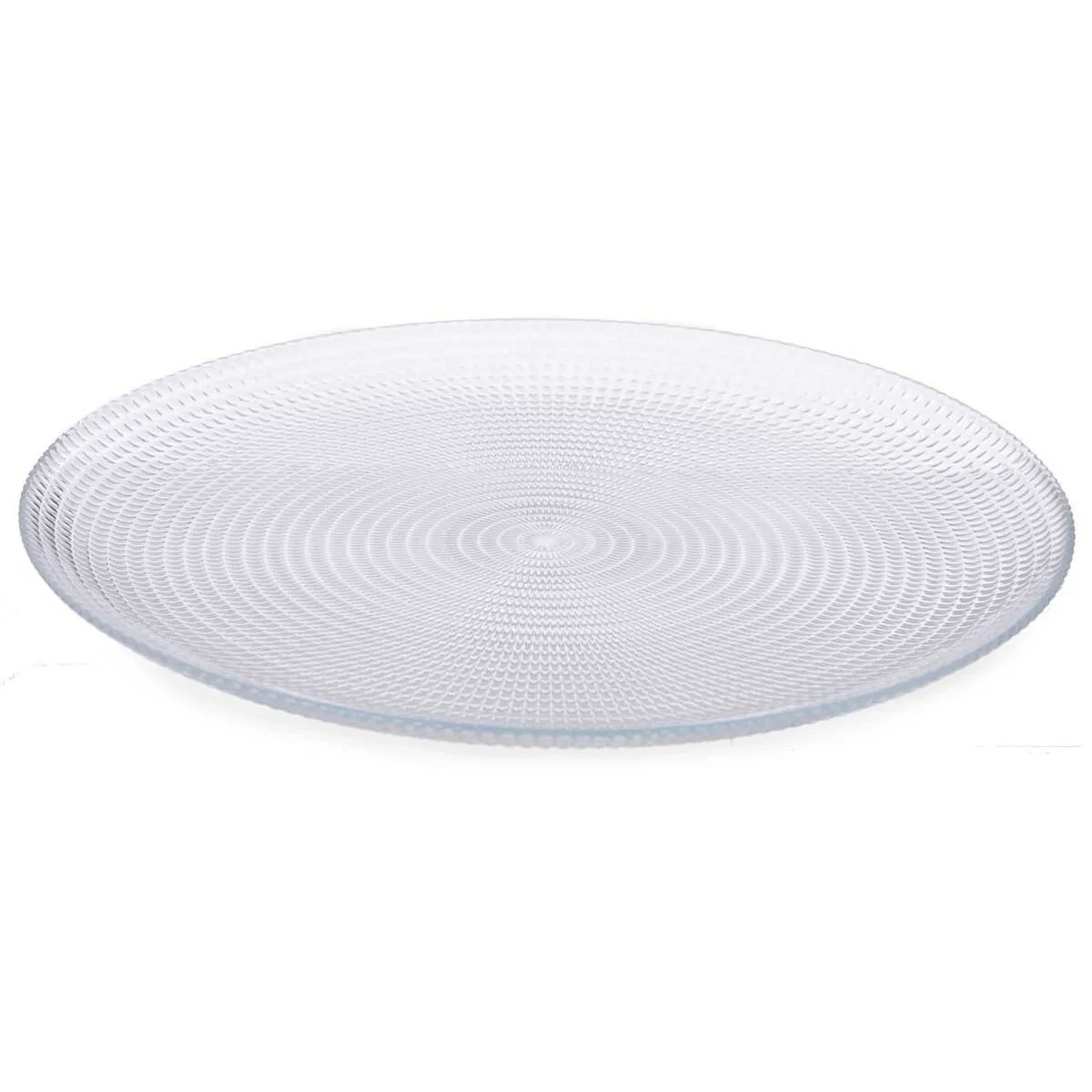 Set de Platos Pasabahce Generation Transparente Vidrio Ø 27 cm 27,5 x 5 x 28,5 cm (4 Unidades)