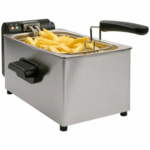 Freidora Grunkel FRYPRO-3SS 2000 W 3 L Plateado Acero