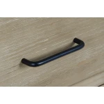 Aparador DKD Home Decor Negro Natural Metal Madera MDF 120 x 40 x 64 cm