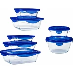 Set de Fiambreras Pyrex Cook & Go Azul Transparente