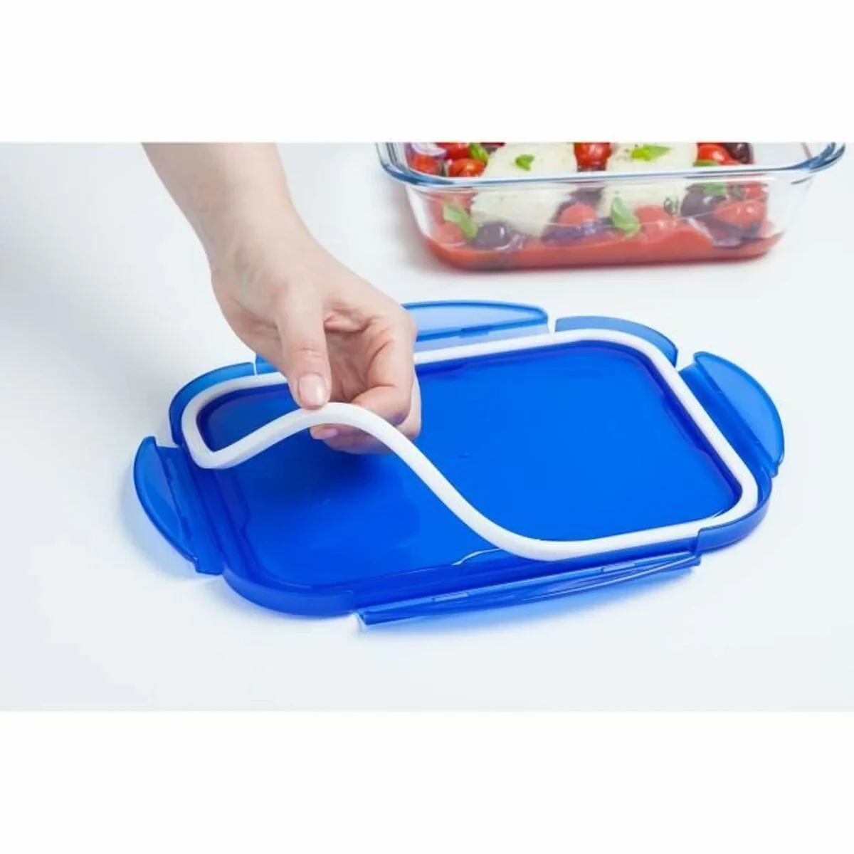 Set de Fiambreras Pyrex Cook & Go Azul Transparente