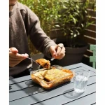 Set de Recipientes de Cocina Herméticos Apilables Pyrex Cook & Freeze Transparente 8 Piezas