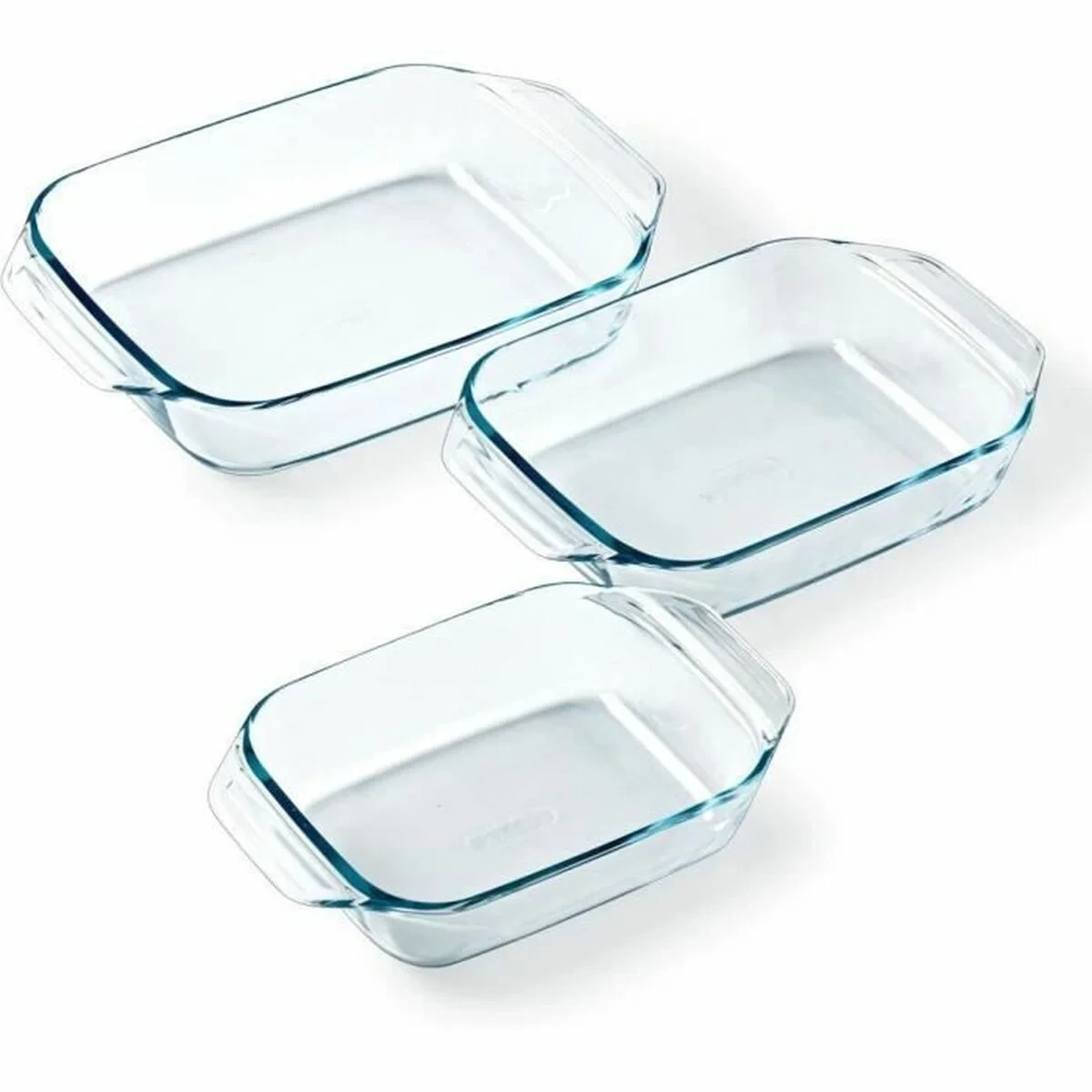 Set de Fuentes para Horno Pyrex Transparente 3 Piezas