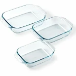 Set de Fuentes para Horno Pyrex Transparente 3 Piezas
