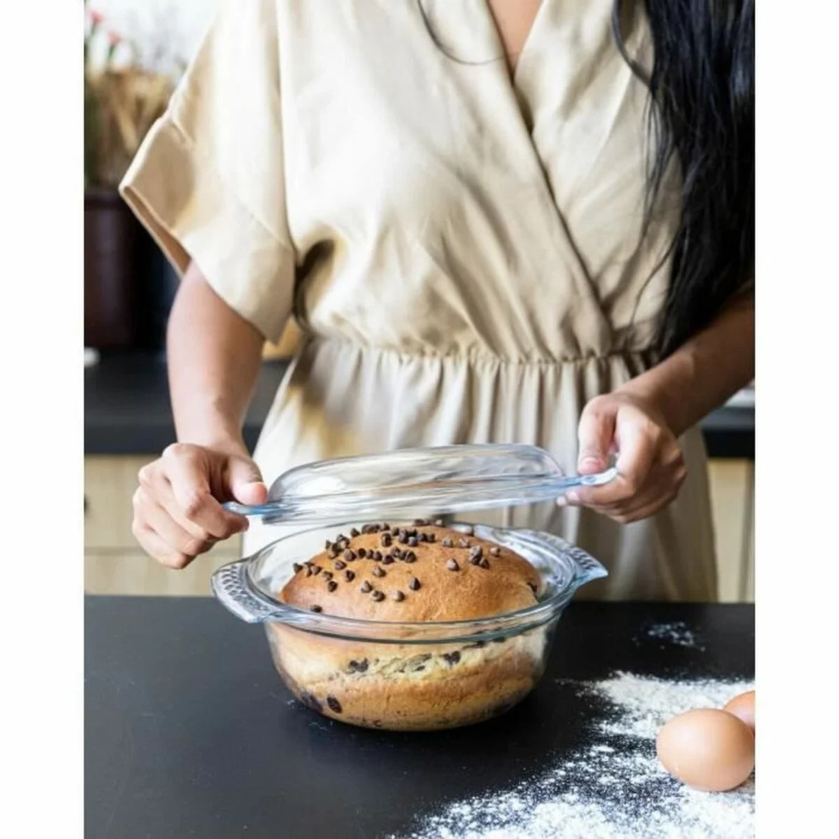 Cacerola Pyrex Transparente Ø 27 cm 1,6 L