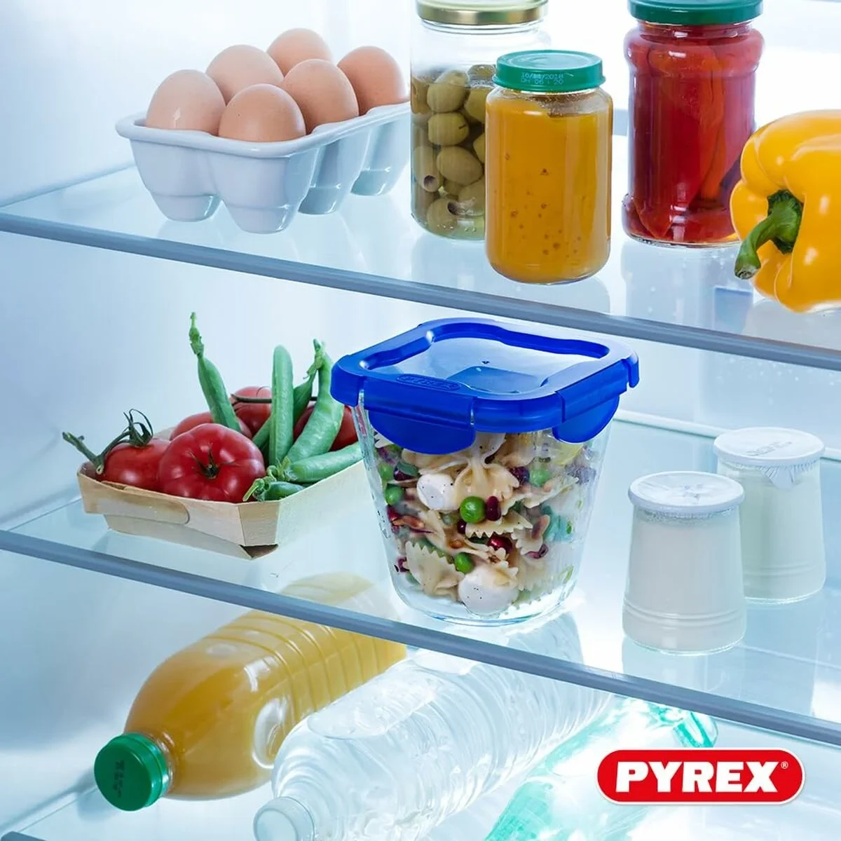 Set de Fiambreras Pyrex Transparente 3 Piezas