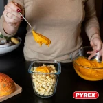 Set de Fiambreras Pyrex Transparente 3 Piezas