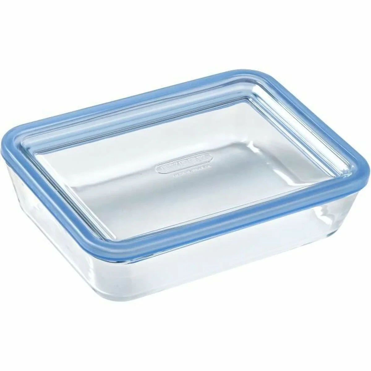 Set de Fiambreras Pyrex Azul Transparente 800 ml 3 Piezas