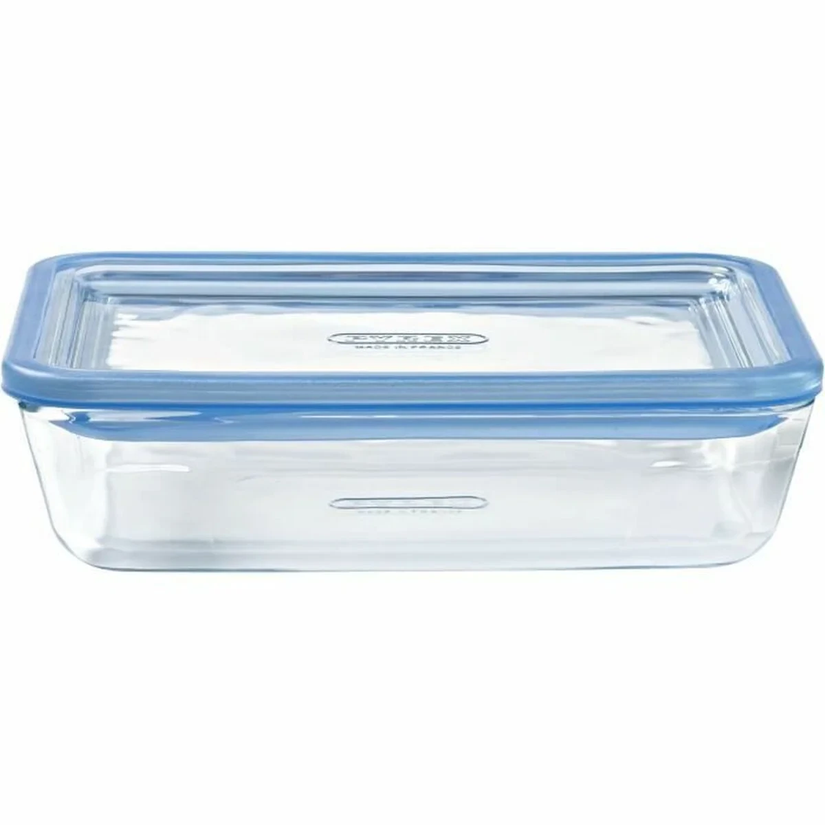 Set de Fiambreras Pyrex Azul Transparente 800 ml 3 Piezas