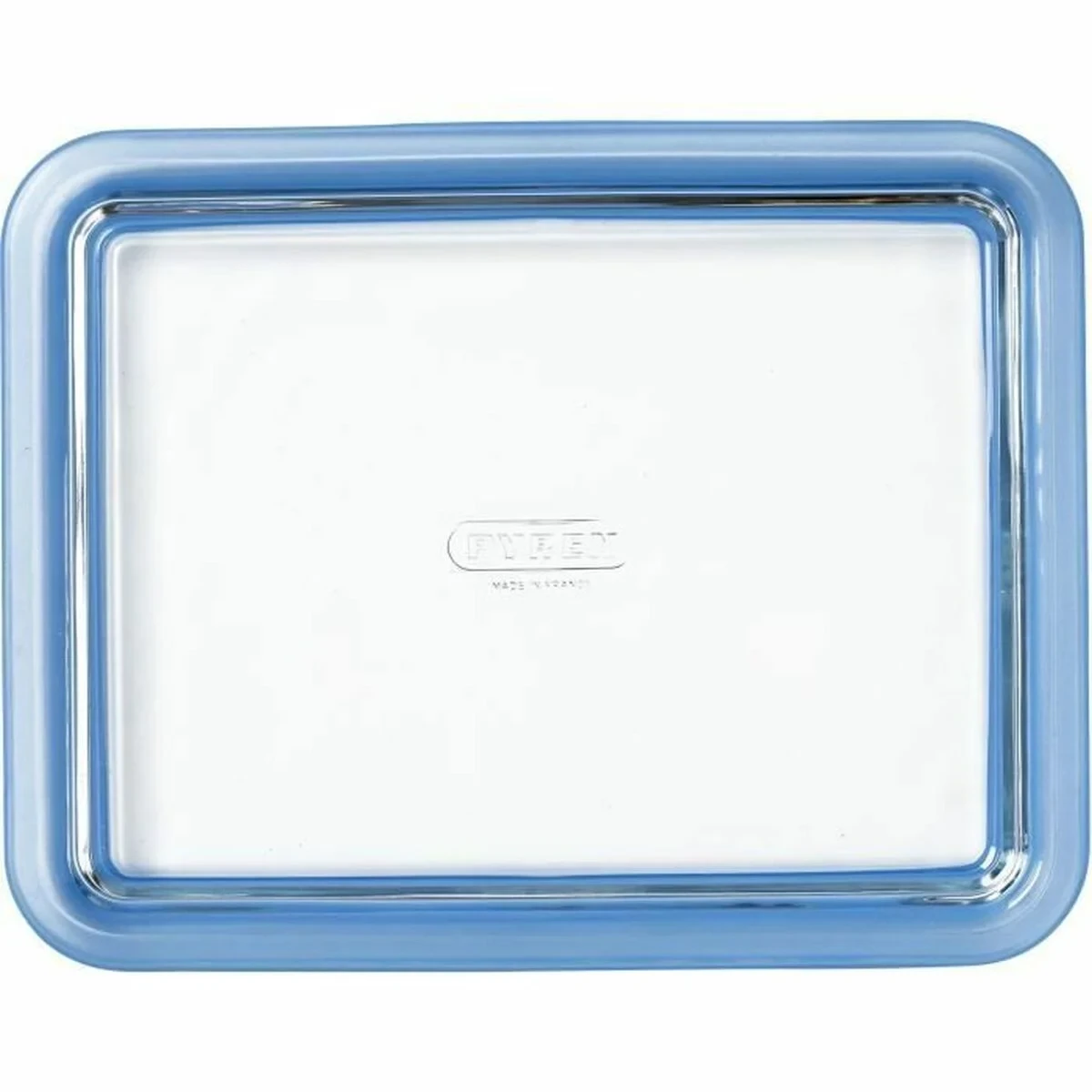 Set de Fiambreras Pyrex Azul Transparente 2,6 L 3 Piezas